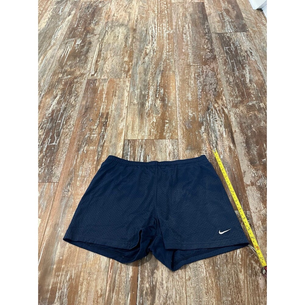 Girl’s Vintage Navy Blue Nike Mesh Shorts Size Large